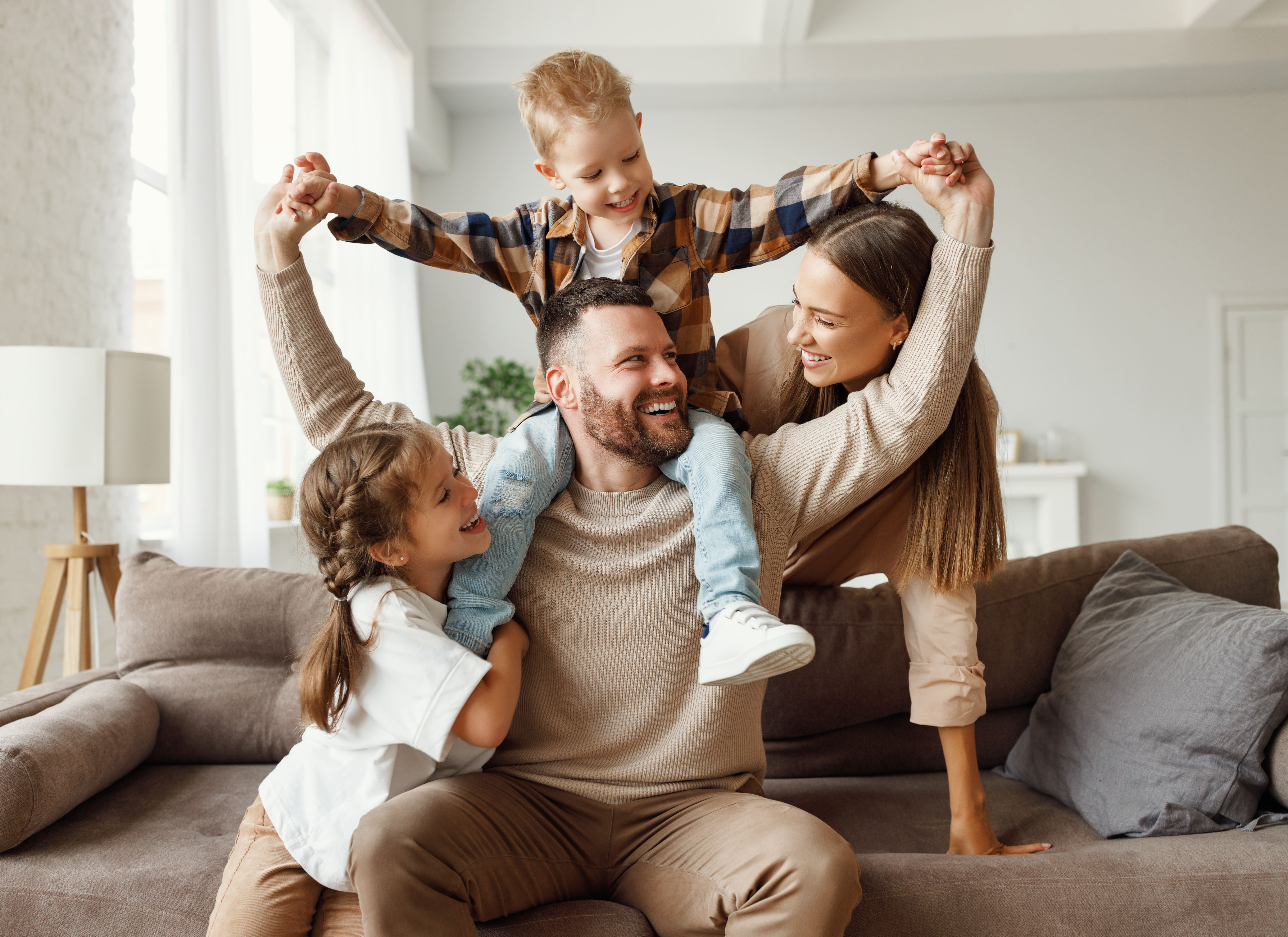 Family spending time together