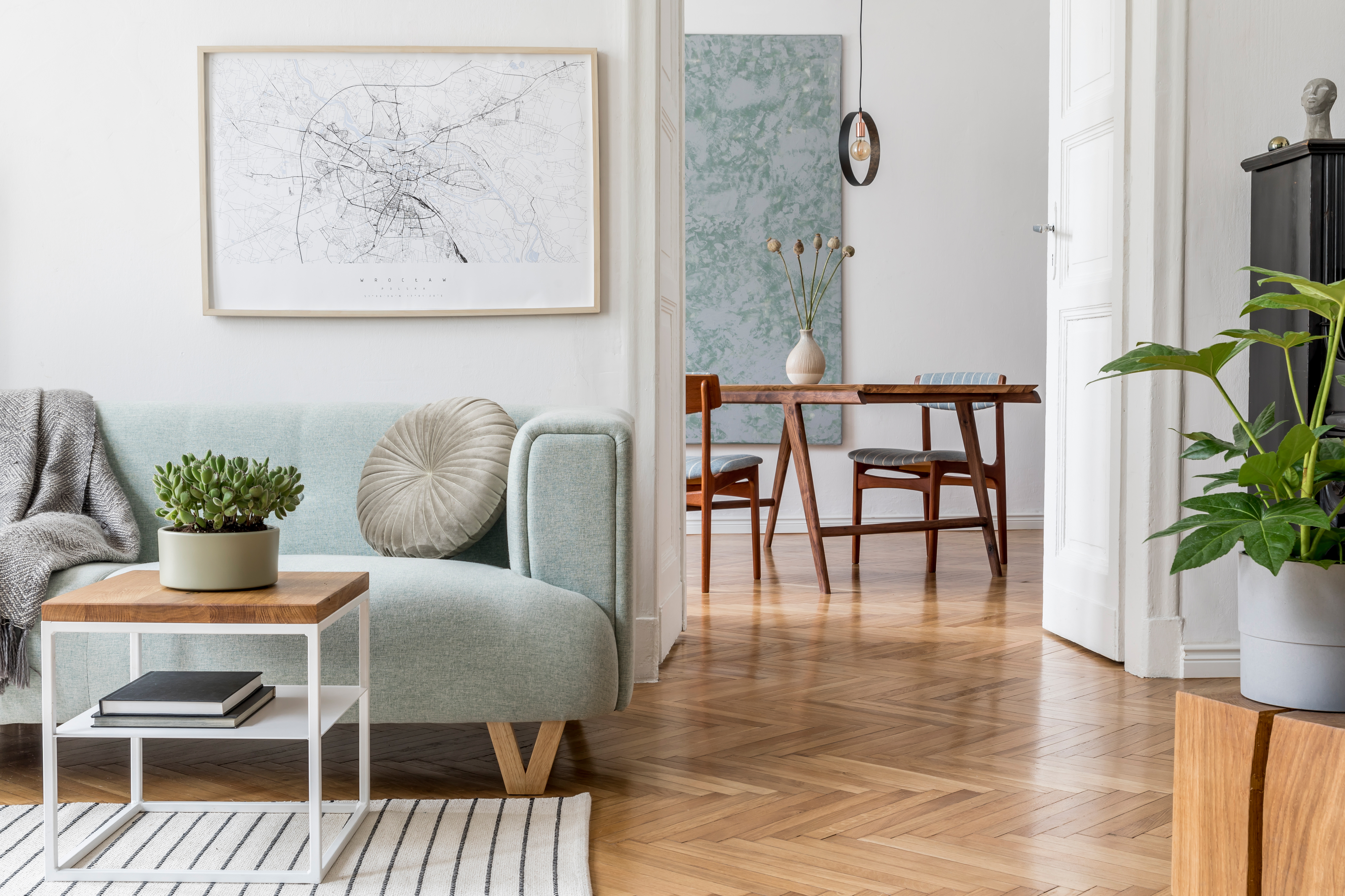 Renter relaxing in their apartment